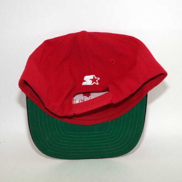 Vintage aNYthing Starter Snapback Hat A New York thing OG logo Red Black Rare - Picture 5 of 7